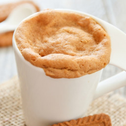 4 Ingredient Cookie Butter Mug Cake