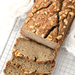 4 Ingredient Healthy Banana Oatmeal Bread (No Flour, Refined Sugar or Butte