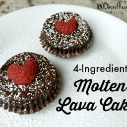 4-Ingredient Molten Lava Cakes