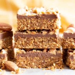 4 Ingredient No Bake Paleo Chocolate Almond Bars (Gluten Free, Vegan) – Eas