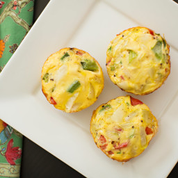 4-ingredient vegetable egg muffins