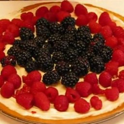 4th Of July Blackberry Raspberry Fruit Pizza