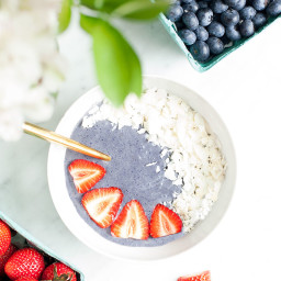 4th of July Blueberry Smoothie Bowls