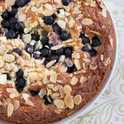 5-Ingredient Almond Cake with Fresh Berries