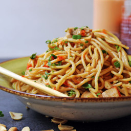 5 Ingredient Asian Peanut Noodles