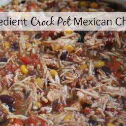 5 Ingredient Crock Pot Mexican Chicken