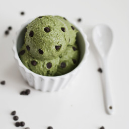 5 ingredient homemade creamy mint chocolate chip avocado ice cream recipe