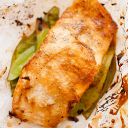 5 Ingredient Miso Salmon Baked in Parchment