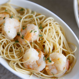 5-Ingredient Shrimp Scampi with Angel Hair Pasta