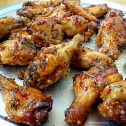 5-Ingredient Slow Cooker Honey-Dijon Chicken Wings