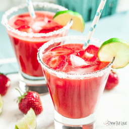 5-Minute Strawberry Margaritas