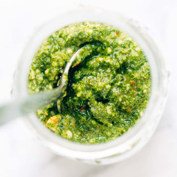 5 Minute Vegan Kale Pesto