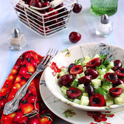 5-Minute Sweet and Spicy Cherry Salad