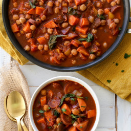 5 Spice Moroccan Chickpea and Veg Stew