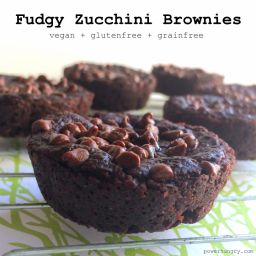 #68: Fudgy Zucchini Brownies {vegan+glutenfree+grainfree}