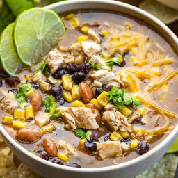 7 Can Chicken Taco Soup
