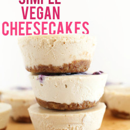 7 Ingredient Vegan Cheesecakes