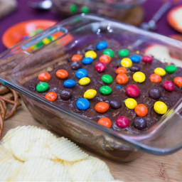 7-Layer Halloween Chocolate Candy Dip