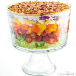 7-Layer Salad Recipe with Mayonnaise (Quick & Easy)