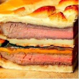 7-Layer Steak Sandwich