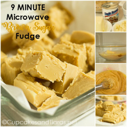 9 Minute MICROWAVE Brown Sugar Fudge