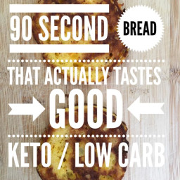 90 Second Keto Bread that Actually Tastes GOOD