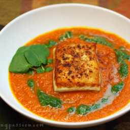 A Delicious but Simple Halibut and Carrot Ginger Puree
