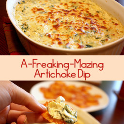 A-Freaking-Mazing Artichoke Dip