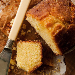 A Grown Up Gin and Tonic Drizzle Cake
