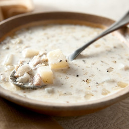 A Lighter Take on New England Clam Chowder