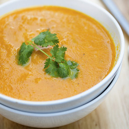 A Soup that Brings Sunshine: Sweet Potato, Carrot & Turmeric