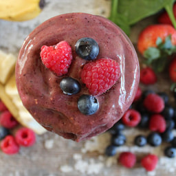 A Stripped Smoothie | Triple Berry