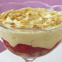 A Summer Trifle with Raspberries and Raspberry Puree