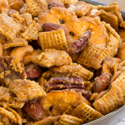 Addicting Toffee Chex Mix