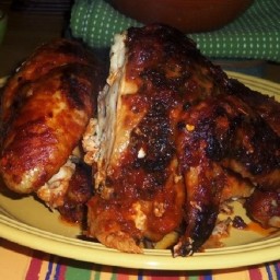 Adobo Chicken with Grilled Chile Limon Corn