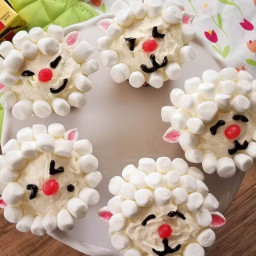 Adorable Lamb Cupcakes Easter Dessert Recipe with Finlandia Butter