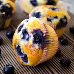 Áfonyás muffin (easy)