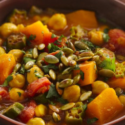 African Squash and Chickpea Stew