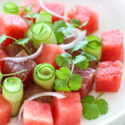 Ahi Tuna Watermelon Salad