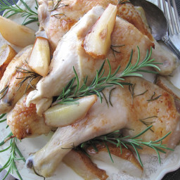 AIP / Oven Roasted Rosemary and Pears Chicken