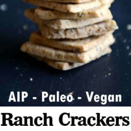 AIP Paleo Ranch Crackers