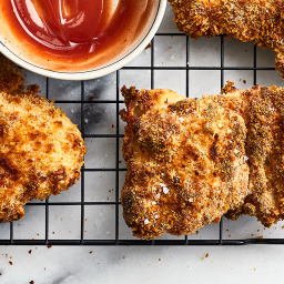 Air-Fried Breaded Chicken Thighs