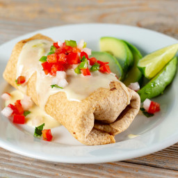   Air-Fried Chile Chicken Chimichanga
