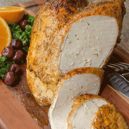 Air-Fried Turkey Breast with Maple Mustard Glaze