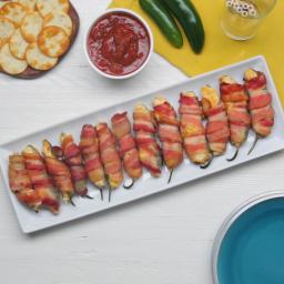 Air Fryer Bacon-Wrapped Jalapeño Poppers Recipe by Tasty