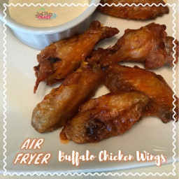 Air Fryer Buffalo Style Skinny Chicken Wings Recipe WW SP 6 #AirFryer #Weig
