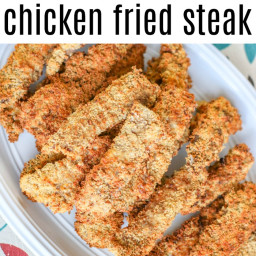 Air Fryer Chicken Fried Steak · The Typical Mom