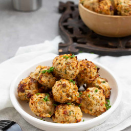 Air Fryer Chicken Meatballs (Provencal Style)