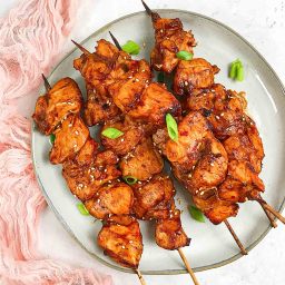 Air fryer Chinese Chicken on a stick (Chinese chicken skewers)