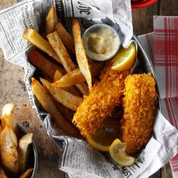 Air Fryer Fish & Chips